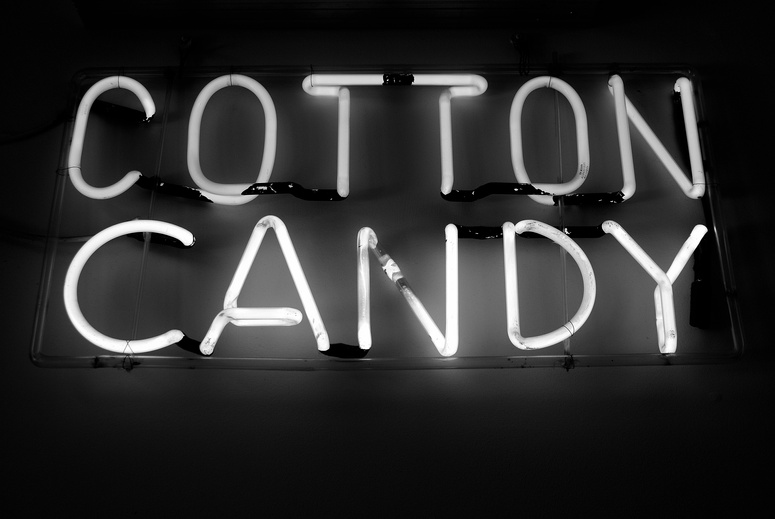 Cotton Candy neon sign